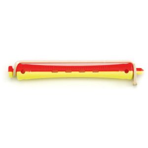 BIGOUDIES PLASTICOS ROJO-AMARILLO 12 UNID