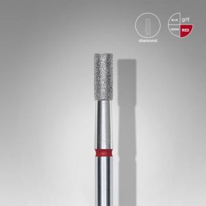 FRESA TORNO STALEKS DIAMOND CILINDRO 2 5mm ROJA