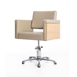 SILLA PELUQUERIA RUSTIK BEIGE